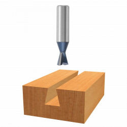 9° x 3/8 In. Carbide Tipped Dovetail Bit