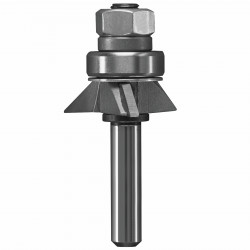 45° x 1/4 In. Carbide Tipped 3-Flute Bevel Trim Assembly Bit