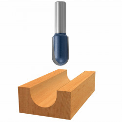 3/8 In. x 3/4 In. Carbide Tipped Extended Round Nose Bit