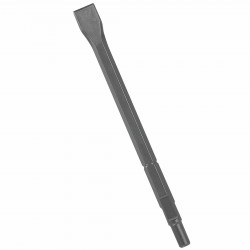 1 In. x 12 In. Flat Chisel Tool Round Hex/Spline Hammer Steel