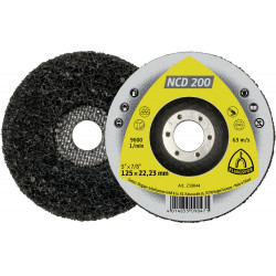 NCD 200 cleaning wheel, 5 x 7/8 Inch silicon carbide flat