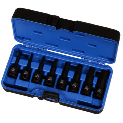 8 PC 1/2" DR Metric Hex Bit Impact Socket Set - *JET