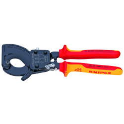 10" Ratcheting Cable Cutters-1000V Insulated - *KNIPEX