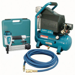 2 HP Air Compressor & Brad Nailer Kit