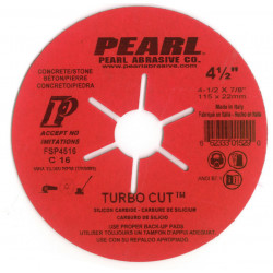 4-1/2 x 7/8 SC Turbo Cut™ Discs for Concrete and Stone, C16, 25/Box