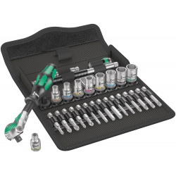 ZYKLOP 1/4" Drive Metric Speed Ratchet Set - 28 PC