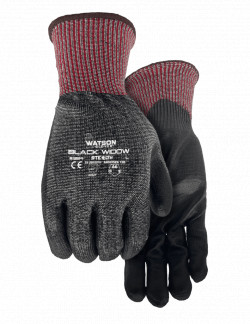 384 Stealth Black Widow Gloves - S