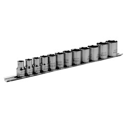 12 PC 3/8" DR Metric Socket Set - 6 Point - *JET