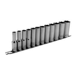 12 PC 3/8" DR Deep Metric Socket Set - 6 Point - *JET