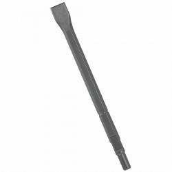 1 In. x 18 In. Flat Chisel Tool Round Hex/Spline Hammer Steel