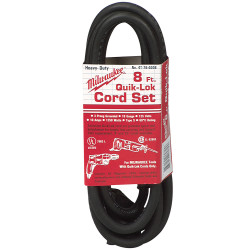 8 ft. 3-Wire QUIK-LOK™ Cord