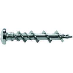 Wall-Dog 1/4" Zinc Pan Head Light Duty Anchor