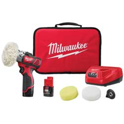 M12 12 Volt Lithium-Ion Cordless Variable Speed Polisher/Sander Compact Battery Kit / 2438-22