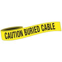 Yellow Barrier Tape - Cauction Burried Cable