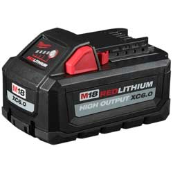 M18 REDLITHIUM HIGH OUTPUT XC 6.0Ah Battery Pack / mwa48-11-1865f