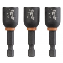 SHOCKWAVE Impact Duty™ 7/16” x 1-7/8” Magnetic Nut Driver 3PK